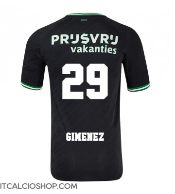 Feyenoord Santiago Gimenez #29 Seconda Maglia 2024-25 Manica Corta